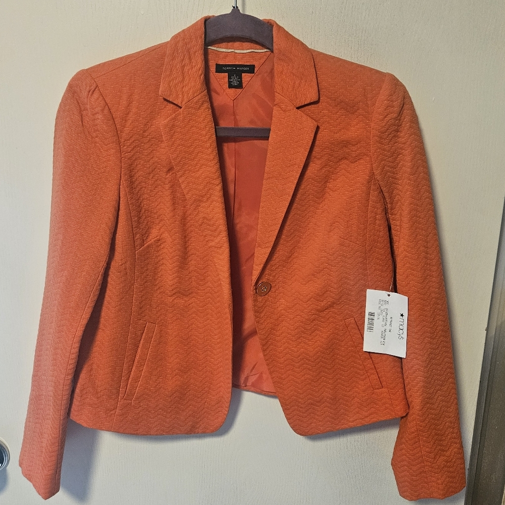 Womens Orange Blazer
